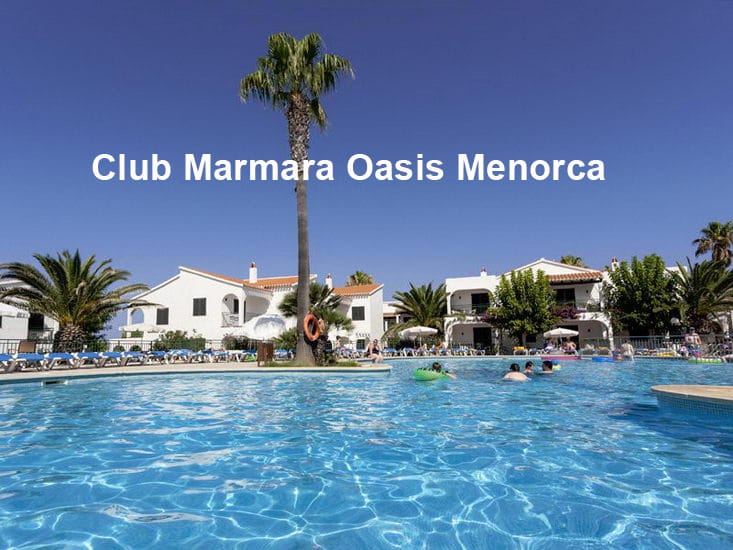 Vu de la piscine du Club Marmara Oasis Menorca