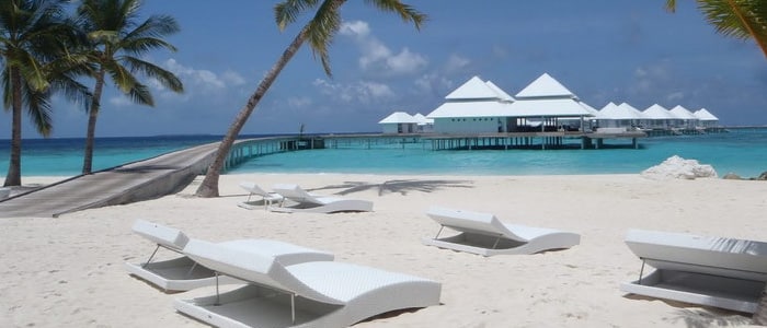 Même constat sur l'île Diamonds Thudufushi Beach & Water Villas 