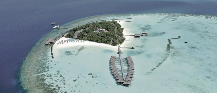 L'île de Maafushivaru est à déconseiller si vous recherchez de longues plages !