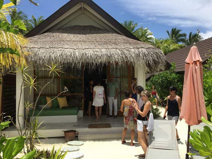 Contrairement à l'Helengeli, la Beach Villa standard du Sangeli est individuelle et ça change tout ! 
