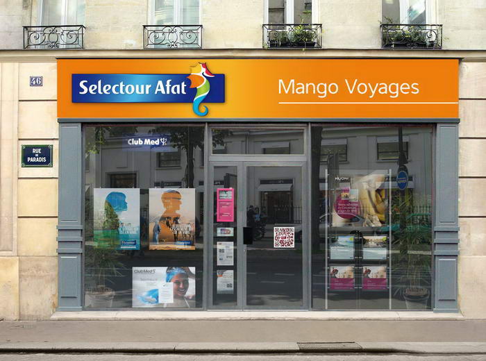Une agence aux couleurs du réseau Selectour (ex Selectour AFAT)
