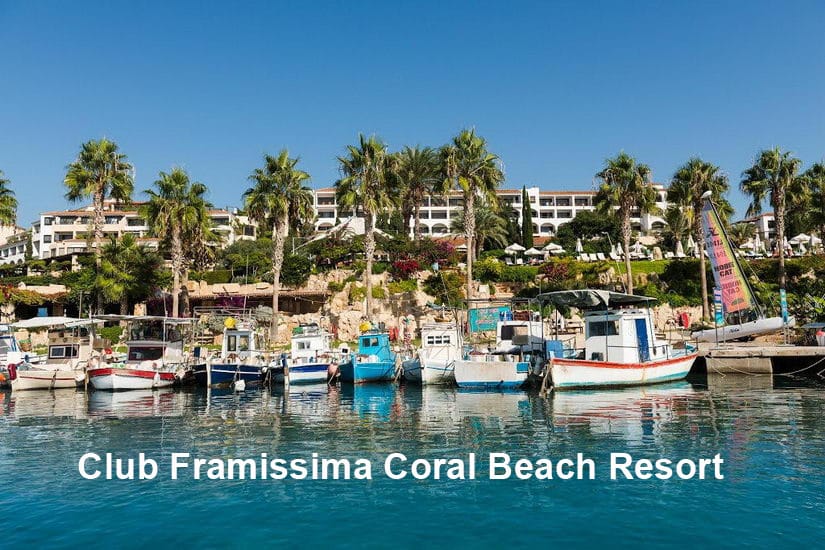 Club Framissima Coral Beach Resort Rhodes Grèce Aperçu du Framissima Coral Beach Resort depuis l'eau