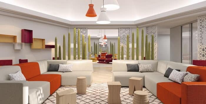 Un des salons de l'hôtel Kenzi Agadir