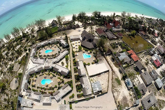 Cliquez sur la photo pour accéder à la fiche technique du Dhown Hotel à Zanzibar
