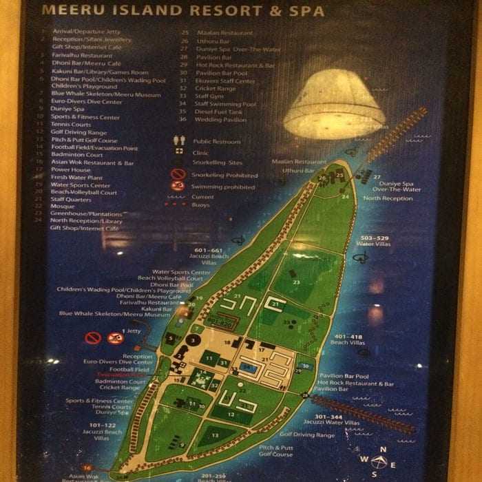 Meeru Island Resort (Meerufenfushi) est une île de très grande taille pour les Maldives