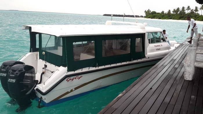 Le speed boat sera réservé pour les îles proches de la capitale Malé.