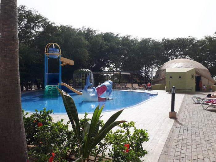 La piscine ludique pour les enfants du RIU Funana