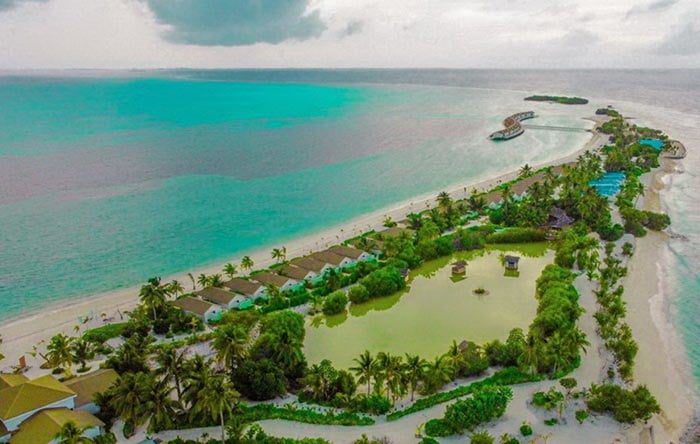 Vue de la partie Ouest de l'île - hôtel South Palm Resort 4*