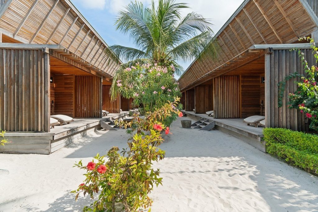 Chambres The Barefoot Eco Hotel aux Maldives 